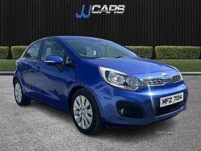 Blue Used 2013 Kia Rio Hatchback | £3,995 (A bit pricey)