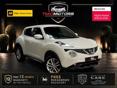 Used Nissan Juke N-Connecta 115 HP (84 kW) 2016 White SUV