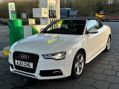 Used Audi A5 Cabriolet S-Line 2013 White Cabriolet