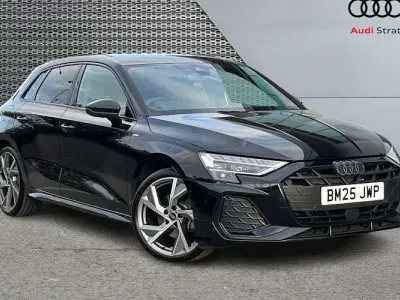 Used Audi A3 Sportback Black Edition 150 HP (110 kW) 2025 Black Hatchback