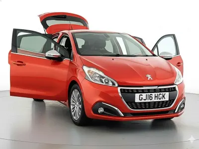 Used Peugeot 208 Allure 2016 Orange Hatchback