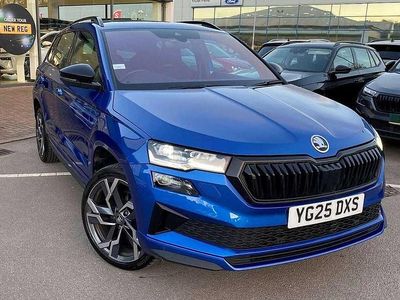 Blue Used 2025 Skoda Karoq SportLine SUV | £26,606 (Good price)