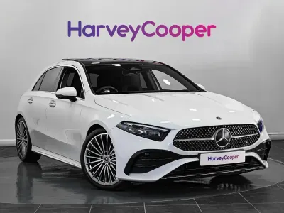 Used Mercedes A180 AMG Line Premium Plus 136 HP (100 kW) 2024 White Hatchback