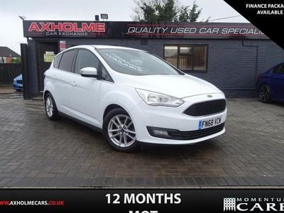Used Ford C-MAX Zetec 125 HP (91 kW) 2018 White MPV