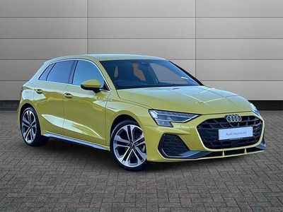 Yellow New 2025 Audi A3 S-Line Hatchback | £28,594 (Fair price)