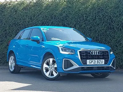 Used Audi Q2 S-Line 150 HP (110 kW) 2021 Blue SUV