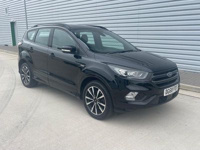 Black Used 2018 Ford Kuga ST-Line SUV | £10,477 (Fair price)