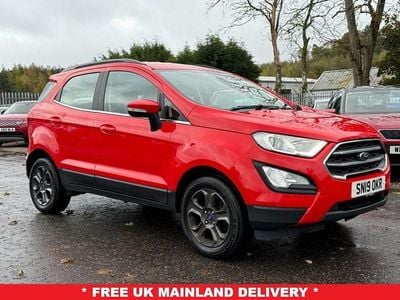 Used Ford Ecosport Zetec 125 HP (91 kW) 2019 Red SUV
