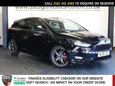 Used Ford Focus ST-Line X 140 HP (102 kW) 2018 Black Hatchback