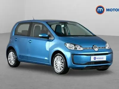 Used VW up! move up! 60 HP (44 kW) 2018 Blue Hatchback