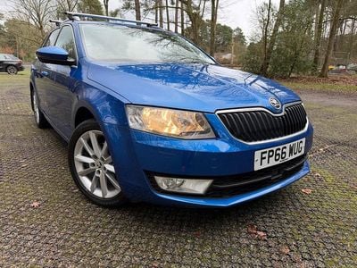 Used Skoda Octavia SE L 110 HP (80 kW) 2016 Blue Hatchback