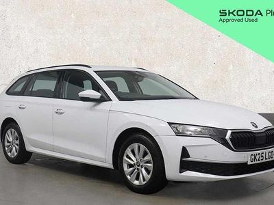 Used Skoda Octavia SE Technology 116 HP (85 kW) 2025 White Estate