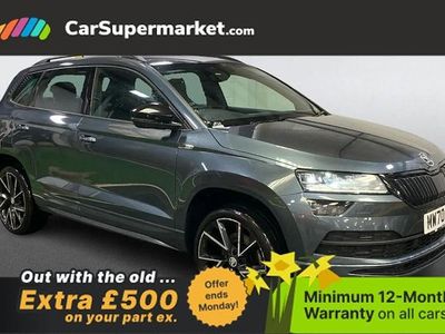 Used Skoda Karoq SportLine 150 HP (110 kW) 2020 Grey SUV