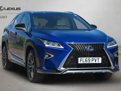 Used Lexus RX450h Sport Line 2019 Blue SUV