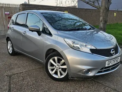 Used Nissan Note S 98 HP (72 kW) 2017 Silver Hatchback