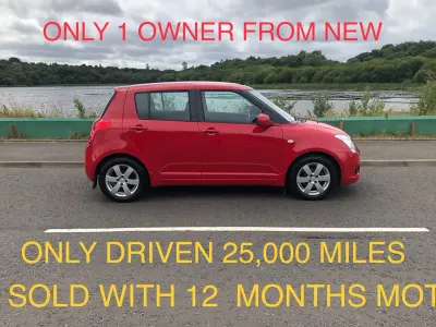 Used Suzuki Swift GLX 102 HP (75 kW) 2008 Red Hatchback