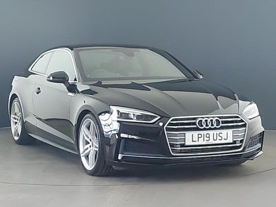 Used Audi A5 S-Line 190 HP (139 kW) 2019 Black Coupe