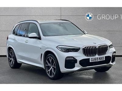 White Used 2019 BMW X5 M Sport SUV | £38,875 (Good price)