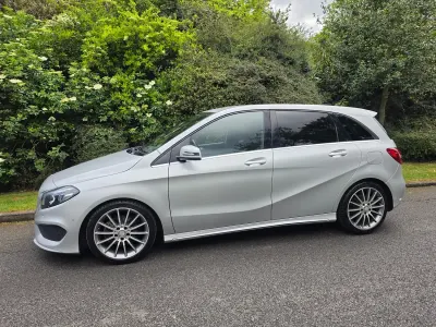 Used Mercedes B180 AMG Line Premium 122 HP (89 kW) 2016 Silver Hatchback
