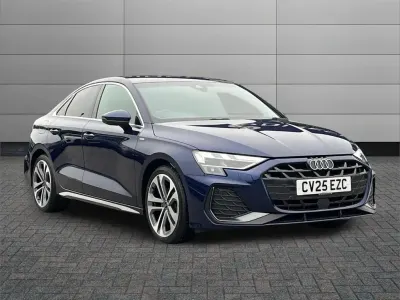 Used Audi A3 S-Line 147 HP (108 kW) 2025 Blue Sedan