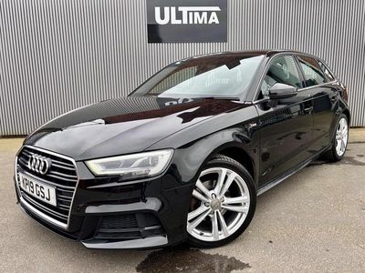 Used Audi A3 Sportback S-Line 2019 Black Hatchback