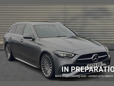 Grey Used 2025 Mercedes C300e AMG Line Premium Estate | £32,990 (Super price)