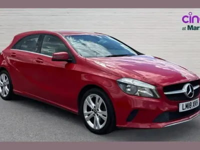 Used Mercedes A180 107 HP (78 kW) 2018 Red Hatchback