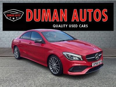 Used Mercedes CLA200 AMG line 136 HP (100 kW) 2016 Red Coupe