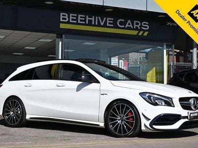 Begagnad Mercedes CLA45 AMG Shooting Brake AMG 2018 Vit Kombi