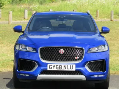 Used Jaguar F-Pace S 300 HP (220 kW) 2018 Blue SUV