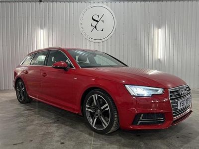 Used Audi A4 S-Line 272 HP (200 kW) 2017 Red Estate