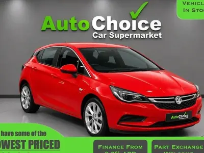 Second-hand Vauxhall Astra 105 CP (77 kW) 2016 Roșu Hatchback