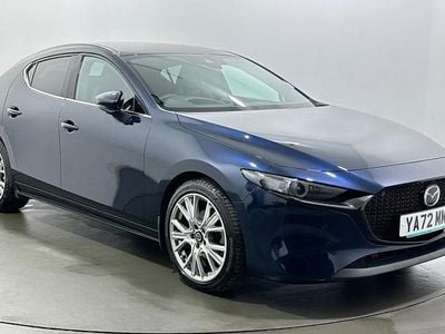 Begagnad Mazda 3 Inclusive 122 HK (89 kW) 2022 Blå Halvkombi