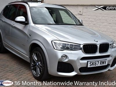 used BMW X3 2.0d X-DRIVE M-SPORT 5 DOOR 8-SPEED AUTO 190 BHP 20" Alloys / Pro Nav / LED Lights