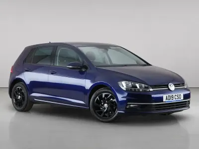 Used VW Golf VII Match 116 HP (85 kW) 2019 Blue Hatchback