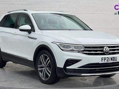 White Used 2021 VW Tiguan Elegance SUV | £17,315 (Good price)