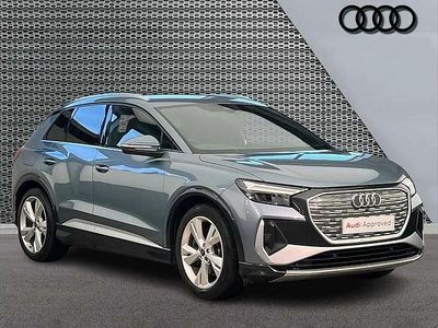 Used Audi Q4 e-tron S-Line 150 kW (204 HP) 2023 Blue SUV