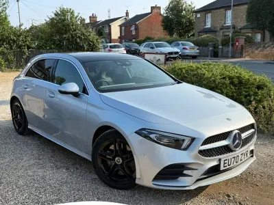 Used Mercedes A250 AMG Line Premium Plus 224 HP (164 kW) 2020 Silver Hatchback