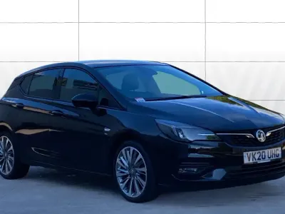 Used Vauxhall Astra SRi 145 HP (106 kW) 2020 Black Hatchback