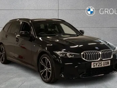 Used BMW 330e M Sport 292 HP (214 kW) 2025 Black sapphire metallic paint Estate