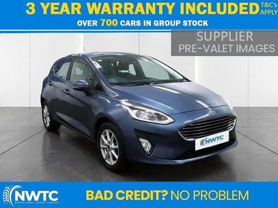 Used Ford Fiesta Zetec 100 HP (73 kW) 2019 Blue Hatchback