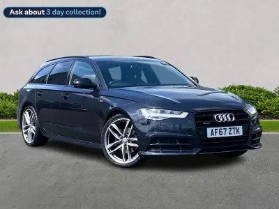 Used Audi A6 Black Edition 190 HP (139 kW) 2017 Blue Estate