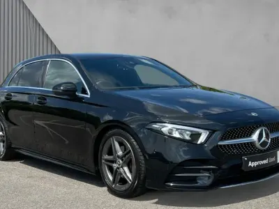 Used Mercedes A200 Executive 163 HP (119 kW) 2020 Cosmos black metallic Hatchback