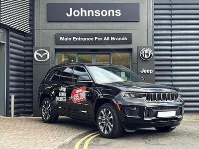 Black New 2025 Jeep Grand Cherokee Overland SUV | £55,969 (Good price)