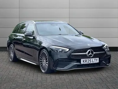 Used Mercedes C300e AMG Line Premium Plus 254 HP (186 kW) 2025 Black Estate