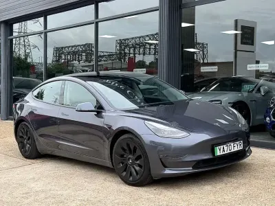 Used Tesla Model 3 Long Range AWD 77 kW (106 HP) 2020 Grey Sedan