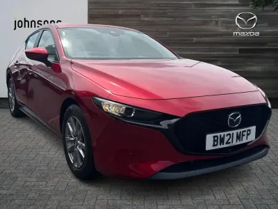 Used Mazda 3 120 HP (88 kW) 2021 Red Hatchback