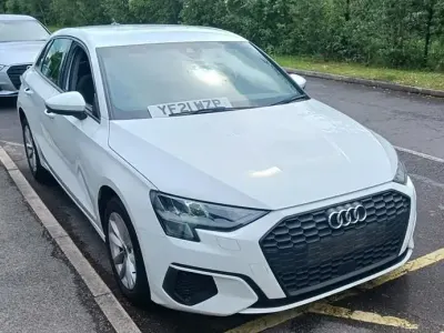 Used Audi A3 110 HP (80 kW) 2021 White Sedan