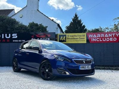 Used Peugeot 308 GT-line 2015 Blue Hatchback