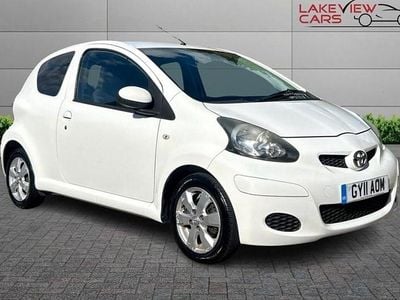 White Used 2011 Toyota Aygo Hatchback | £2,945 (Fair price)